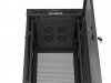 Lanberg Szafa instalacyjna rack stojąca 19 cali 32U 600x600 drzwi perforowane LCD czarna (Flat pack)